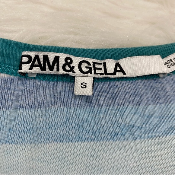 PAM & GELA Colorful Striped T-Shirt - Picture 6 of 6